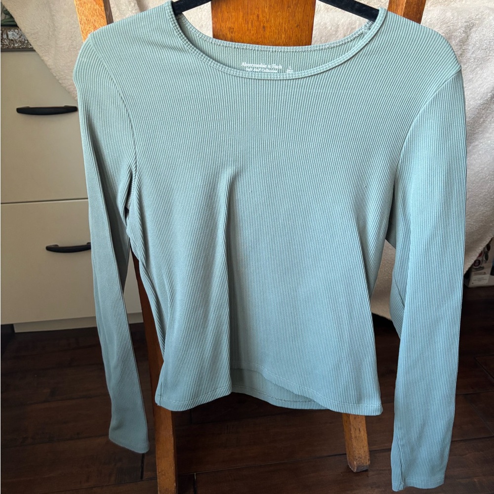 Abercrombie Ribbed Long Sleeve Top